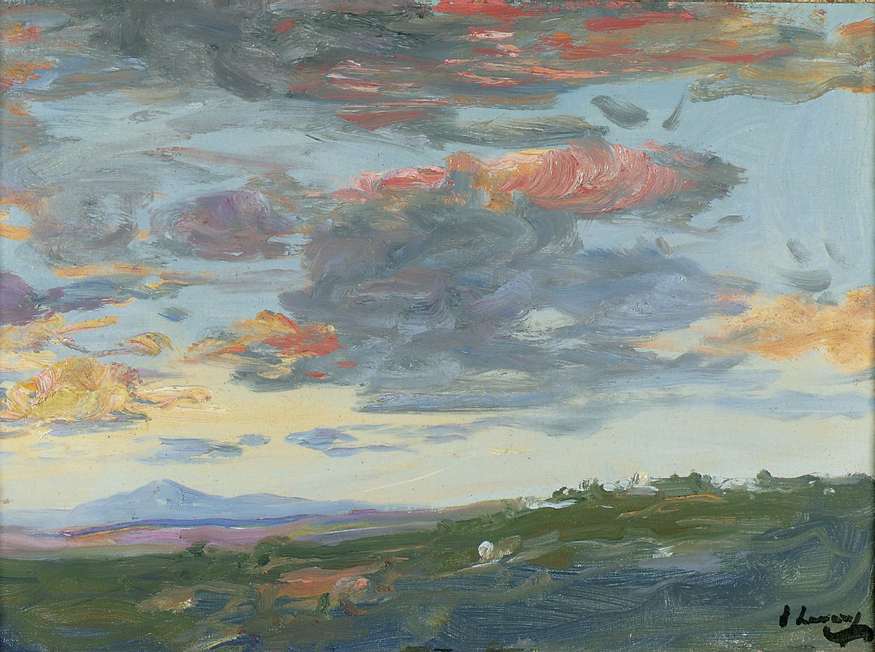 Wieczór, Tanger (olej na płótnie) autorstwa John Lavery