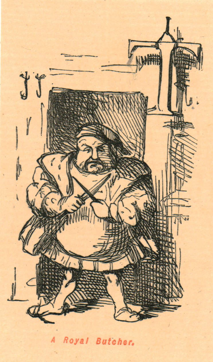 Królewski rzeźnik, 1897. autorstwa John Leech