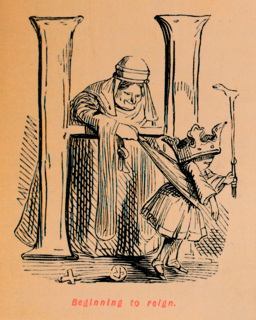 Początek panowania, ok. 1860, ok. 1860 autorstwa John Leech
