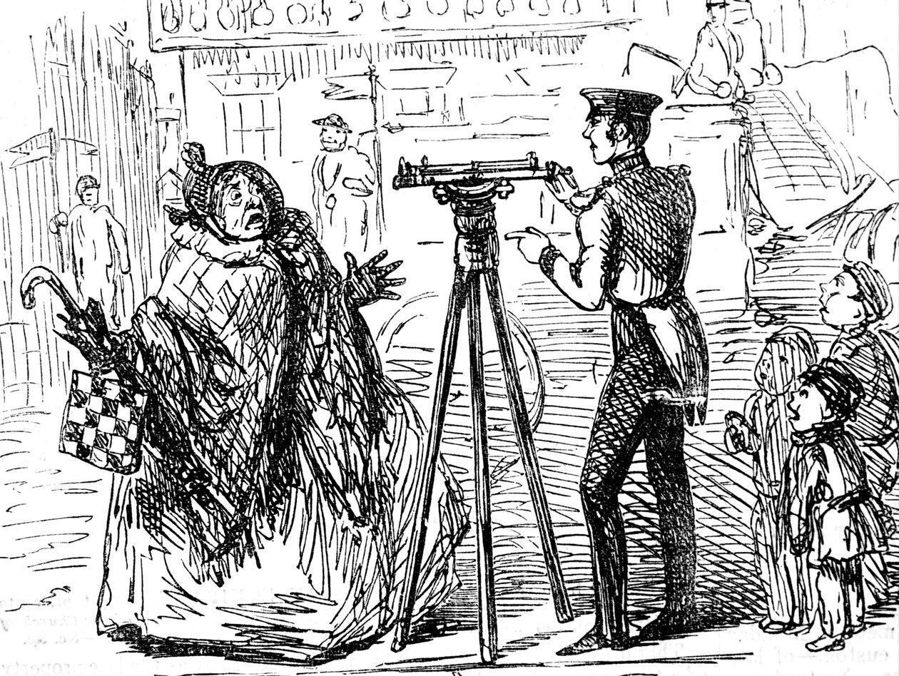 Karykatura Johna Leecha autorstwa John Leech