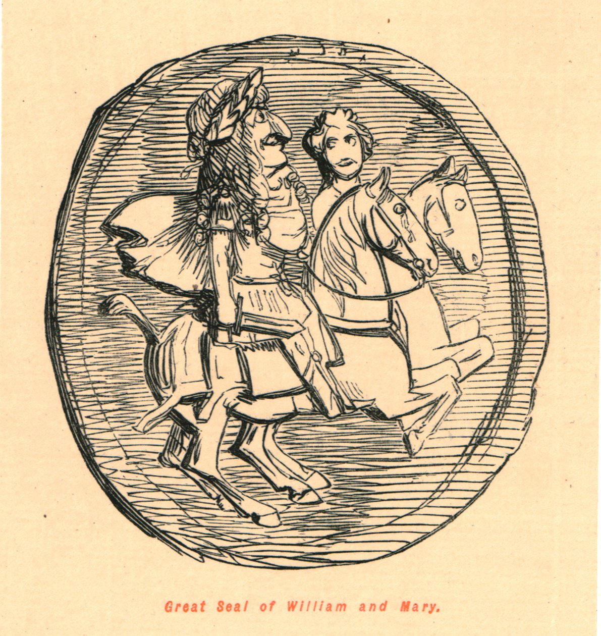 Wielka Pieczęć Williama i Marii, 1897. autorstwa John Leech