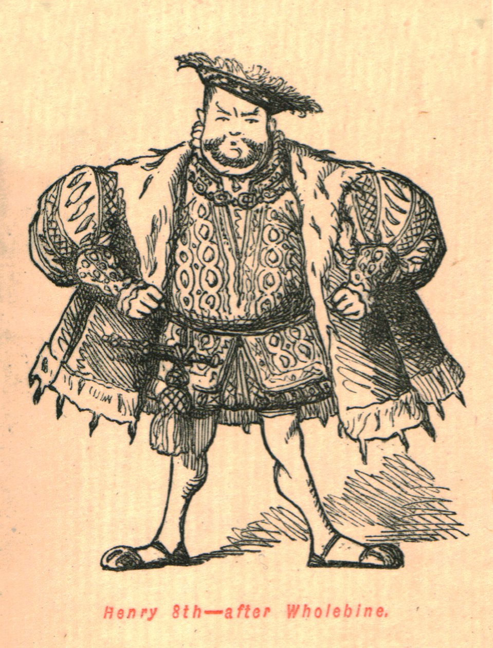 Henryk 8 - po Wholebine, 1897. autorstwa John Leech