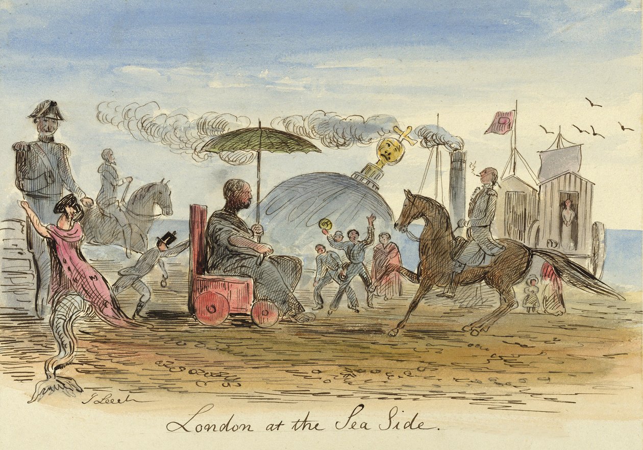 Londyn nad morzem, wyd.1844 autorstwa John Leech