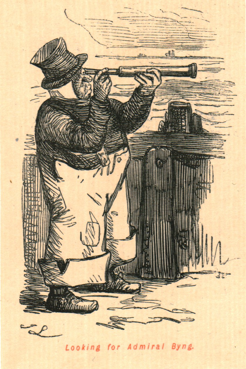 Poszukiwanie admirała Bynga, 1897. autorstwa John Leech