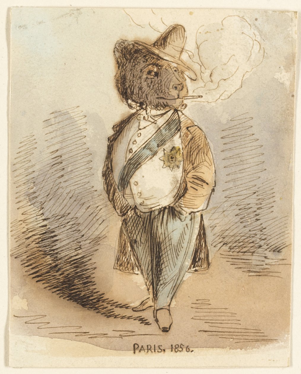 Paryż 1856 autorstwa John Leech