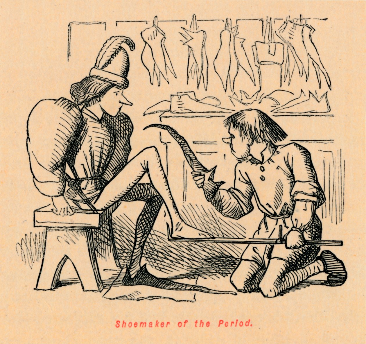Szewc epoki, autorstwa John Leech