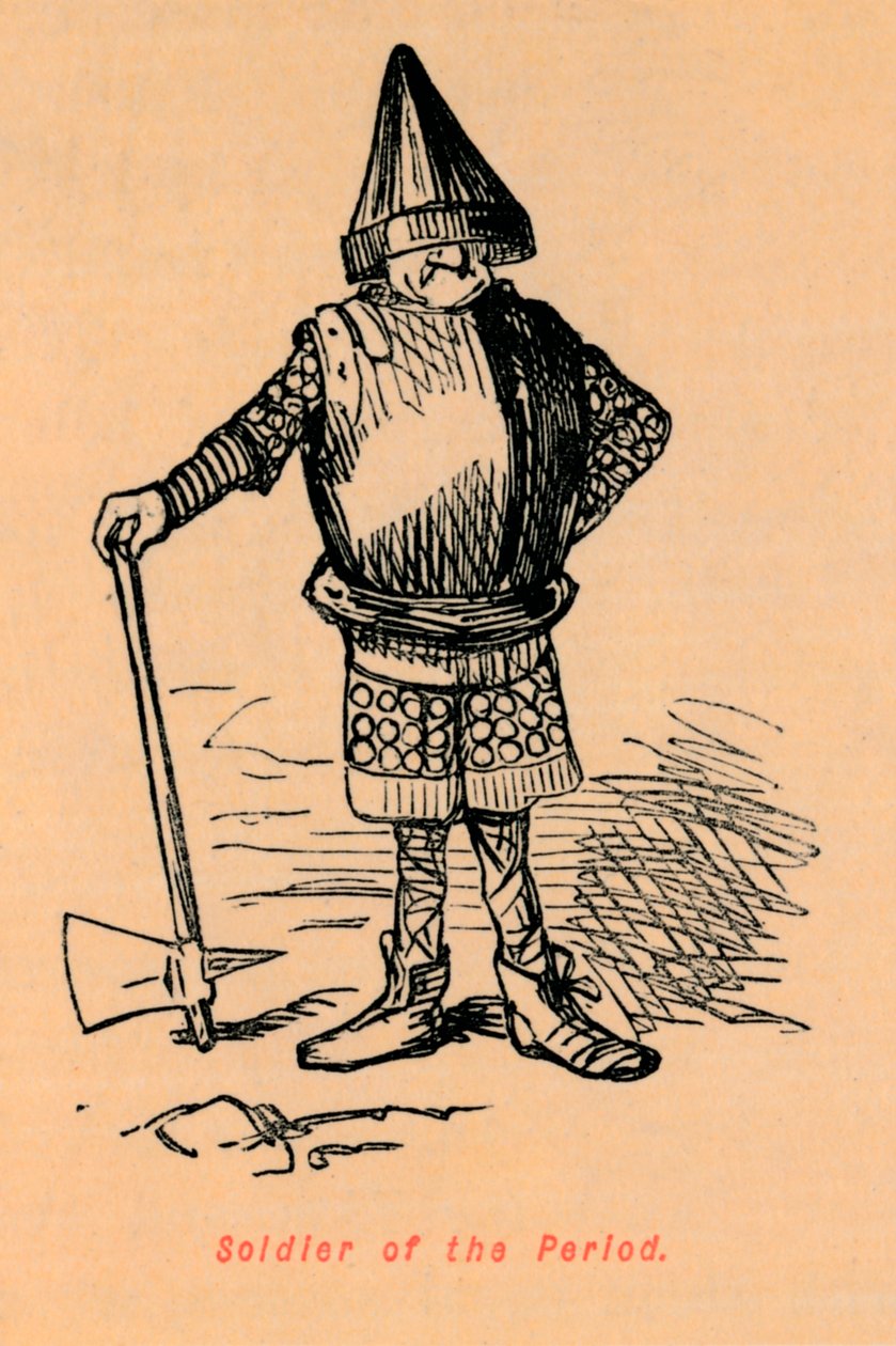 Żołnierz epoki, ok. 1860, ok. 1860 autorstwa John Leech