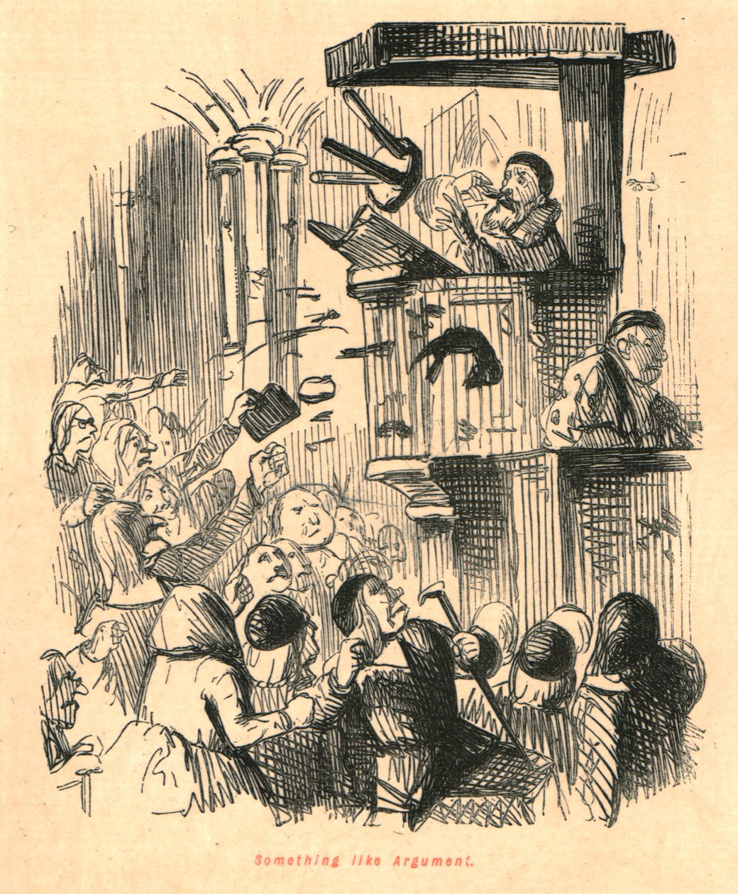 Coś jak Argument, 1897. autorstwa John Leech