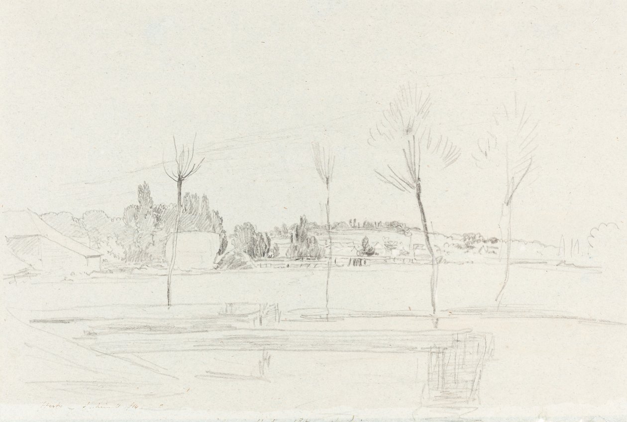 Krajobraz w Hertfordshire autorstwa John Linnell