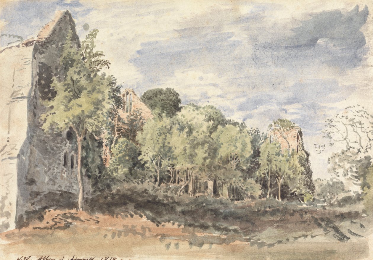 Opactwo Netley autorstwa John Linnell