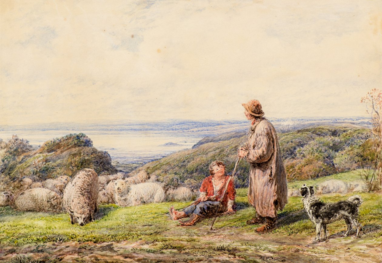 Pasterz autorstwa John Linnell
