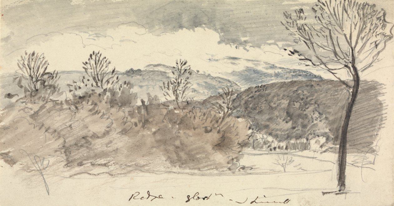Widok u pana Shepparda, The Ridge, Gloucestershire autorstwa John Linnell