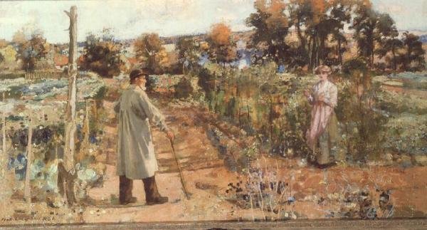 W ogrodzie autorstwa John Lochead