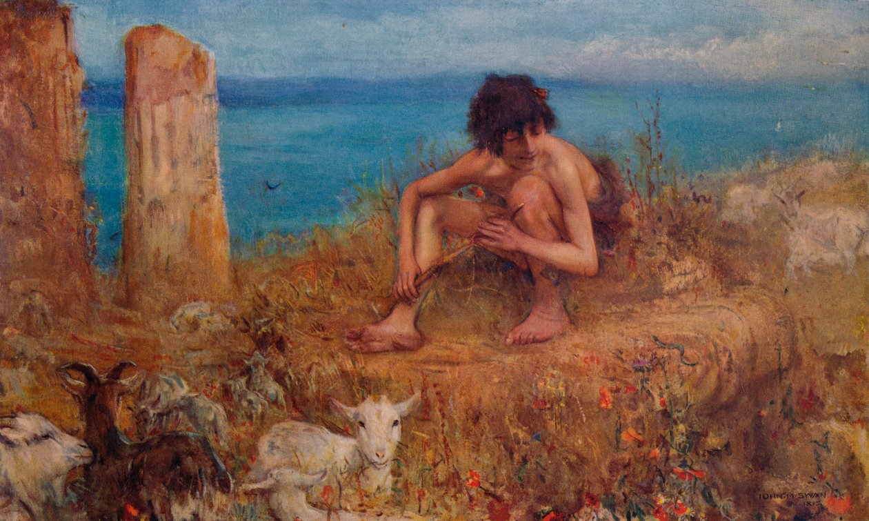 Pasterz, 1895 autorstwa John Macallan Swan