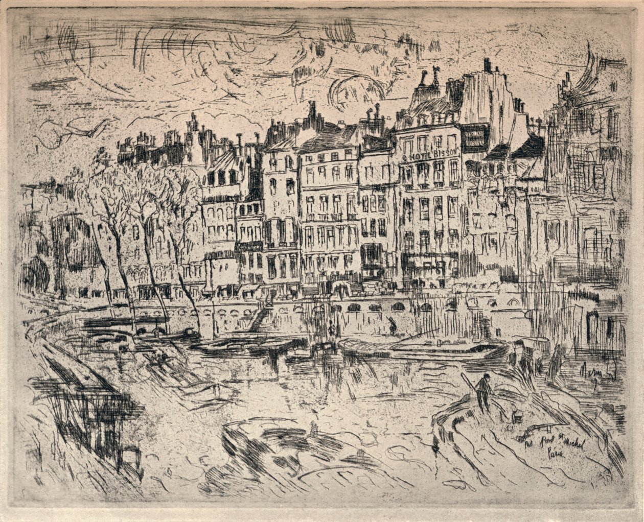 „W pobliżu mostu św. Michała”, 1915 r. autorstwa John Marin