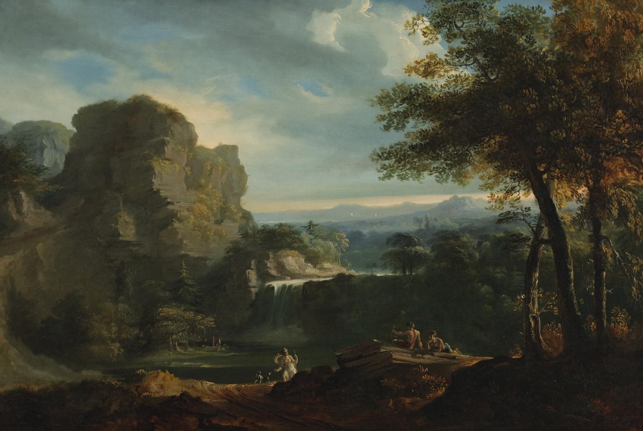 Arkadyjski krajobraz autorstwa John Martin