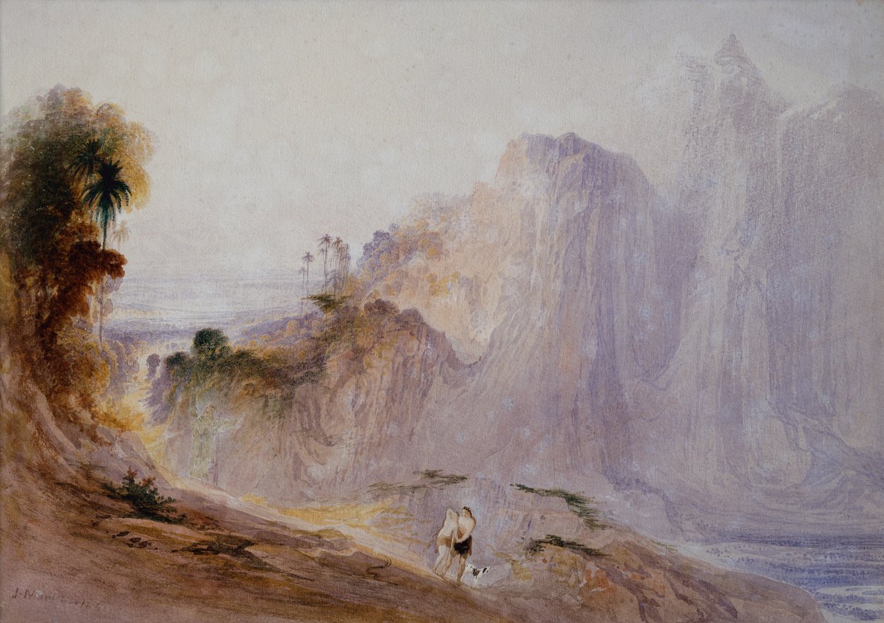 Raj utracony, Wypędzenie autorstwa John Martin