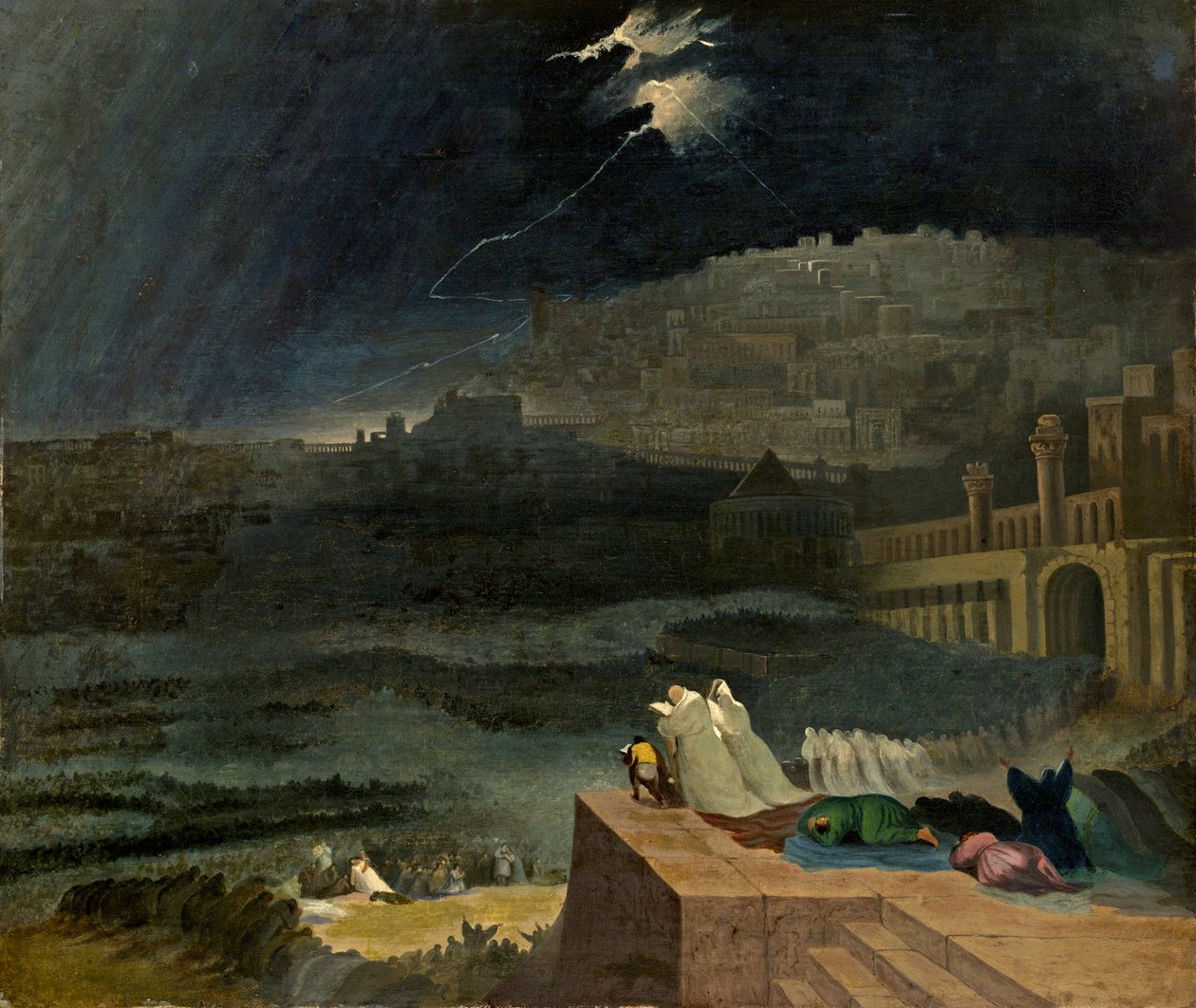 Pokuta Niniwy, c.1840 autorstwa John Martin