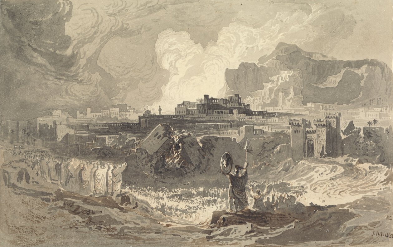 Mury Jerycha autorstwa John Martin