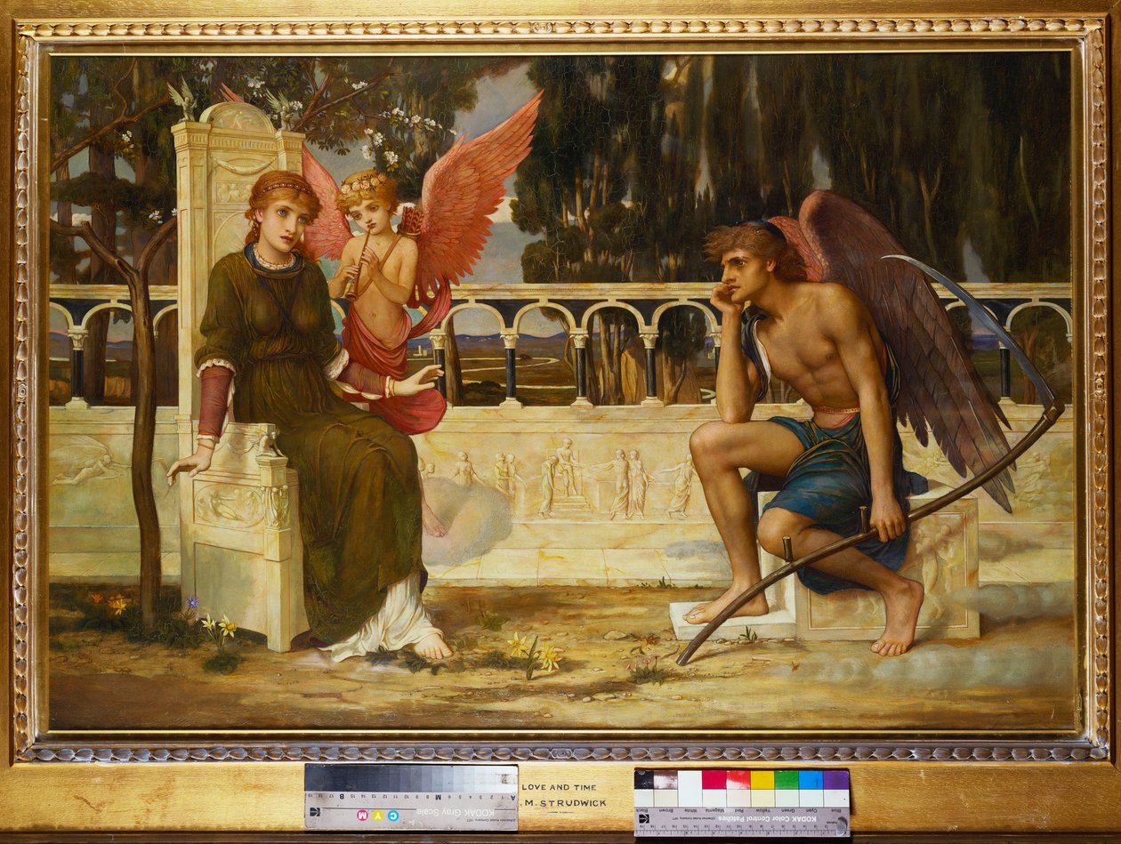 Miłość i czas autorstwa John Melhuish Strudwick
