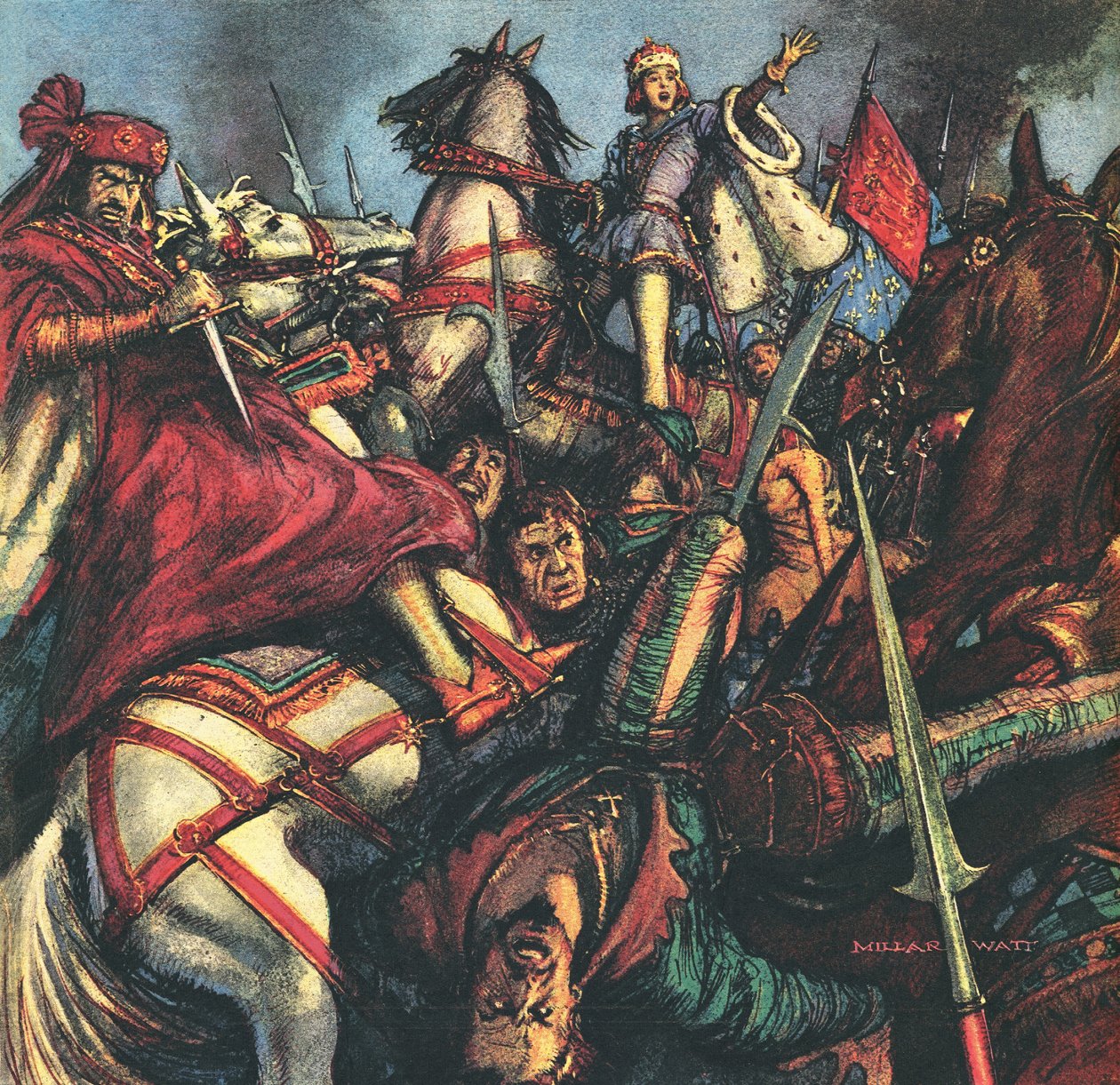 Bunt chłopski autorstwa John Millar Watt