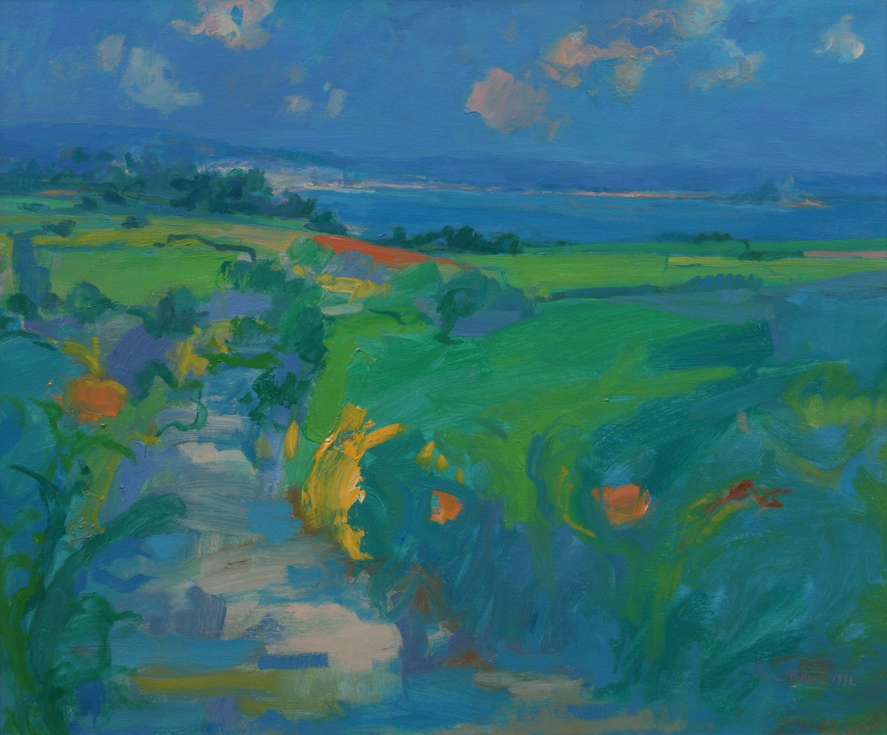 Mounts Bay Impresja, 1992 autorstwa John Miller