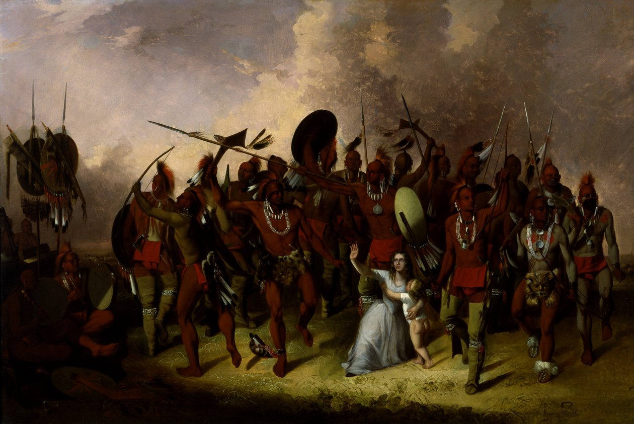 Osage Scalp Dance autorstwa John Mix Stanley
