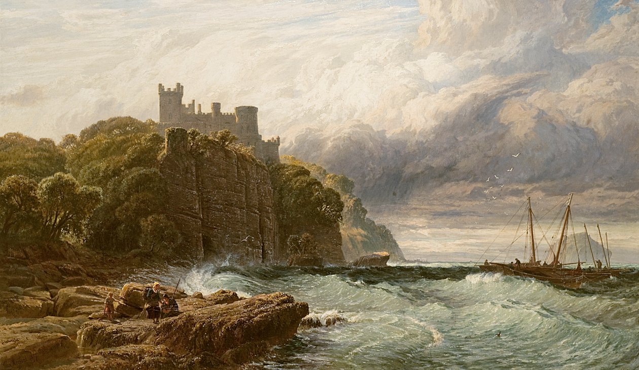 Zamek Culzean, Ayrshire, 1877 autorstwa John Mogford