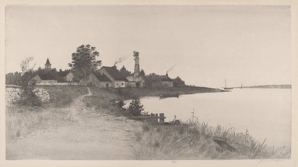 Bez tytułu (scena przybrzeżna) autorstwa John O. Anderson