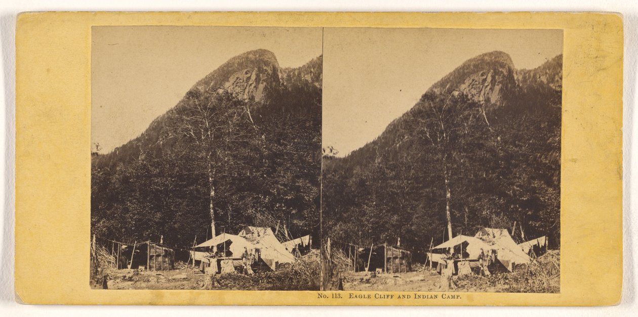 Eagle Cliff i Indian Camp. autorstwa John P. Soule