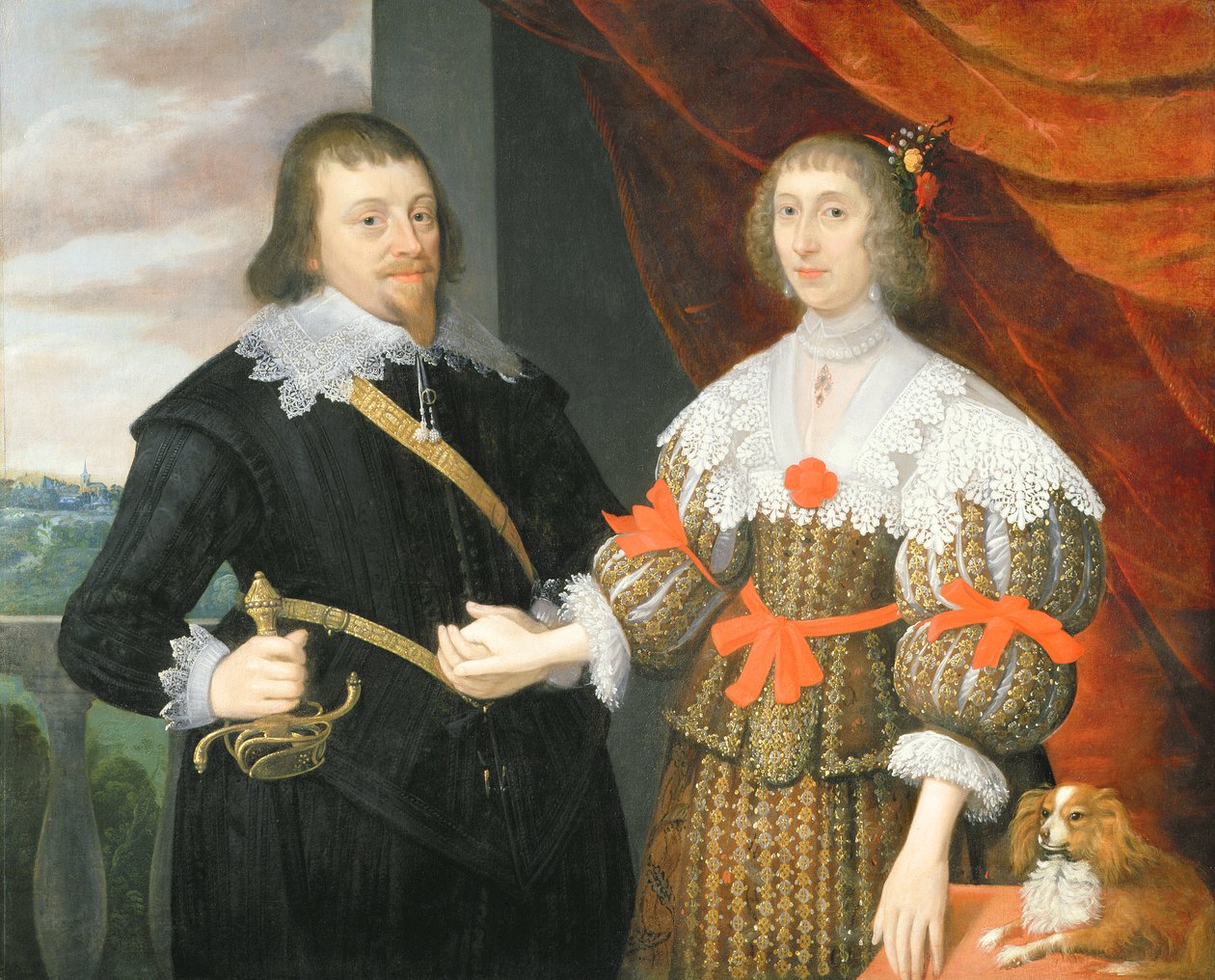 Portret męża i żony autorstwa John Parker