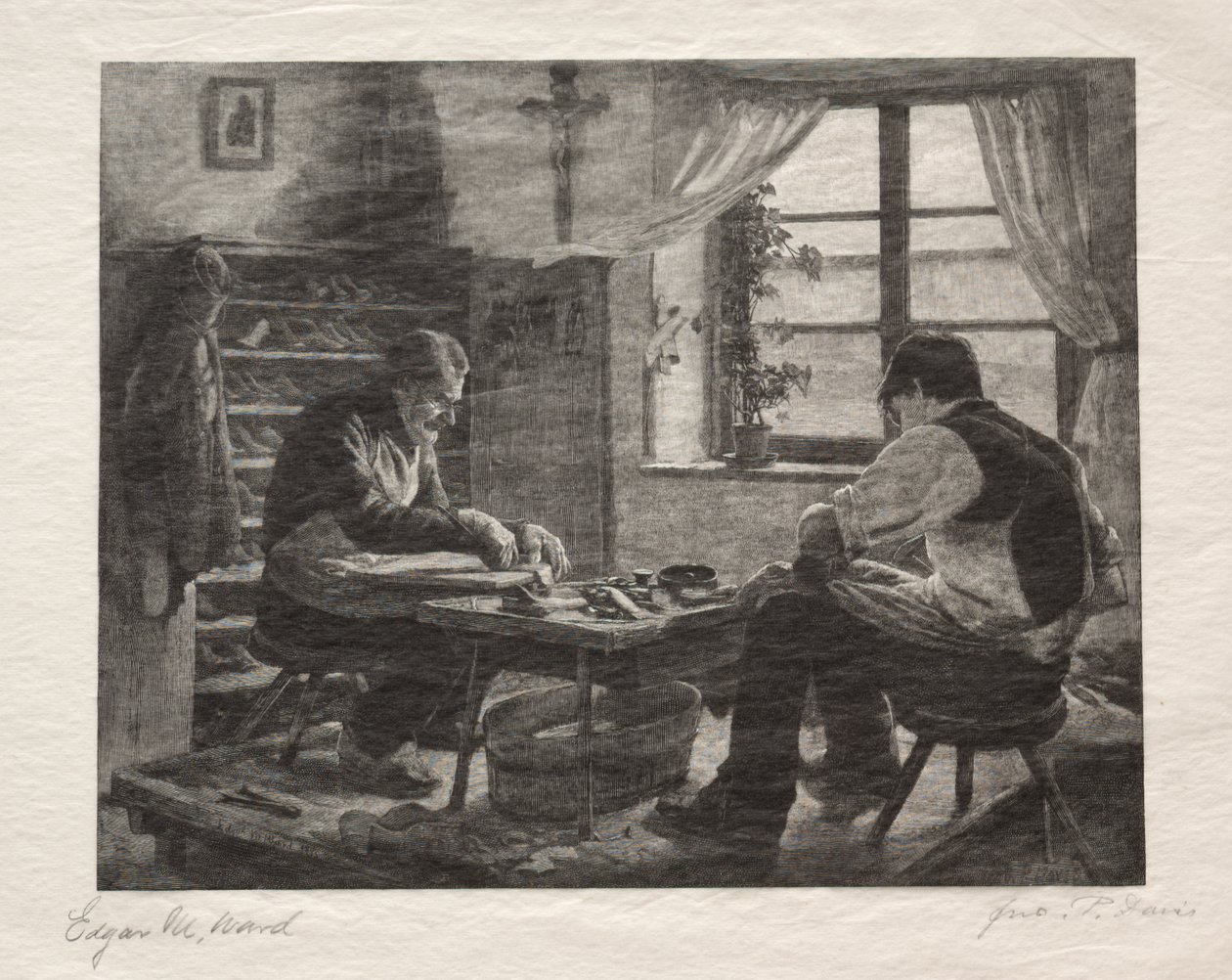 Szewcy, 1887. autorstwa John Parker Davis