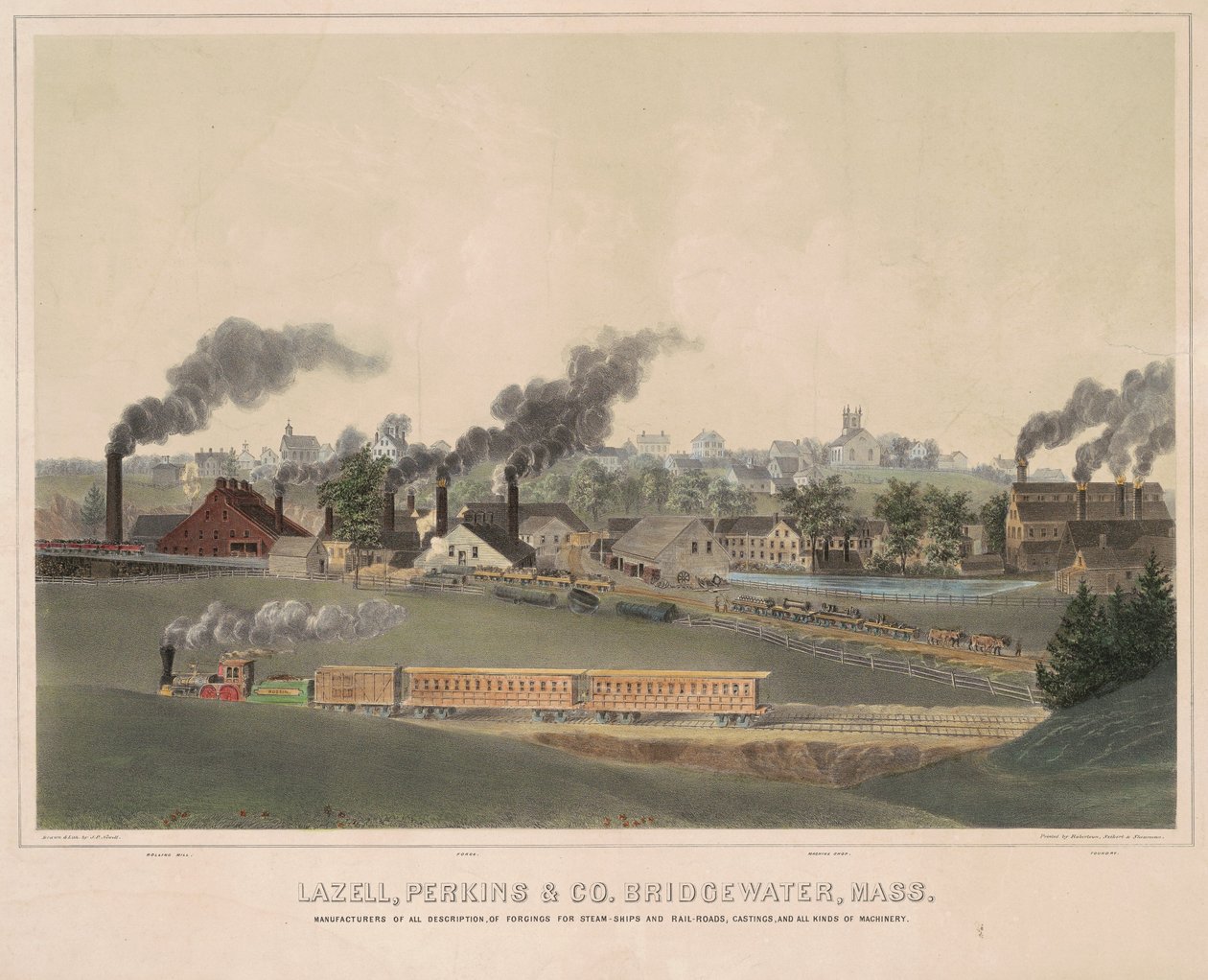 Lazell, Perkins & Co., Bridgewater, Mass. autorstwa John Perry Newell