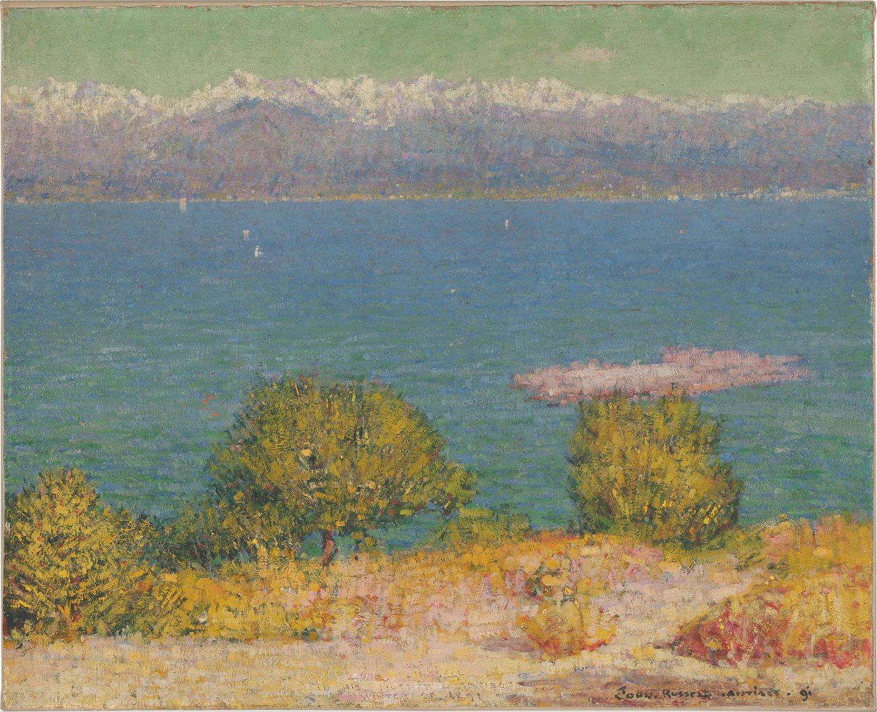 Zatoka Nicei, 1891 autorstwa John Peter Russell