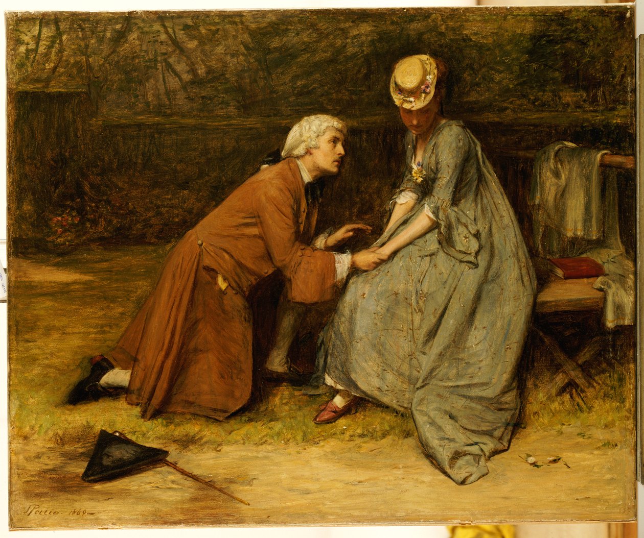 Propozycja, 1869 autorstwa John Pettie