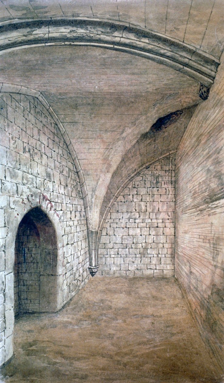 Krypta św. Michała, Aldgate, Londyn, 1876 r. autorstwa John Phillipps Emslie