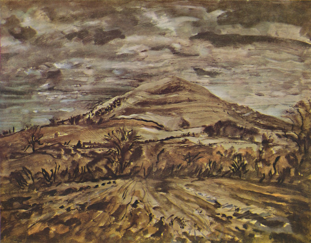 „Wzgórze Hambledon, Dorset”, 1946 r. autorstwa John Piper