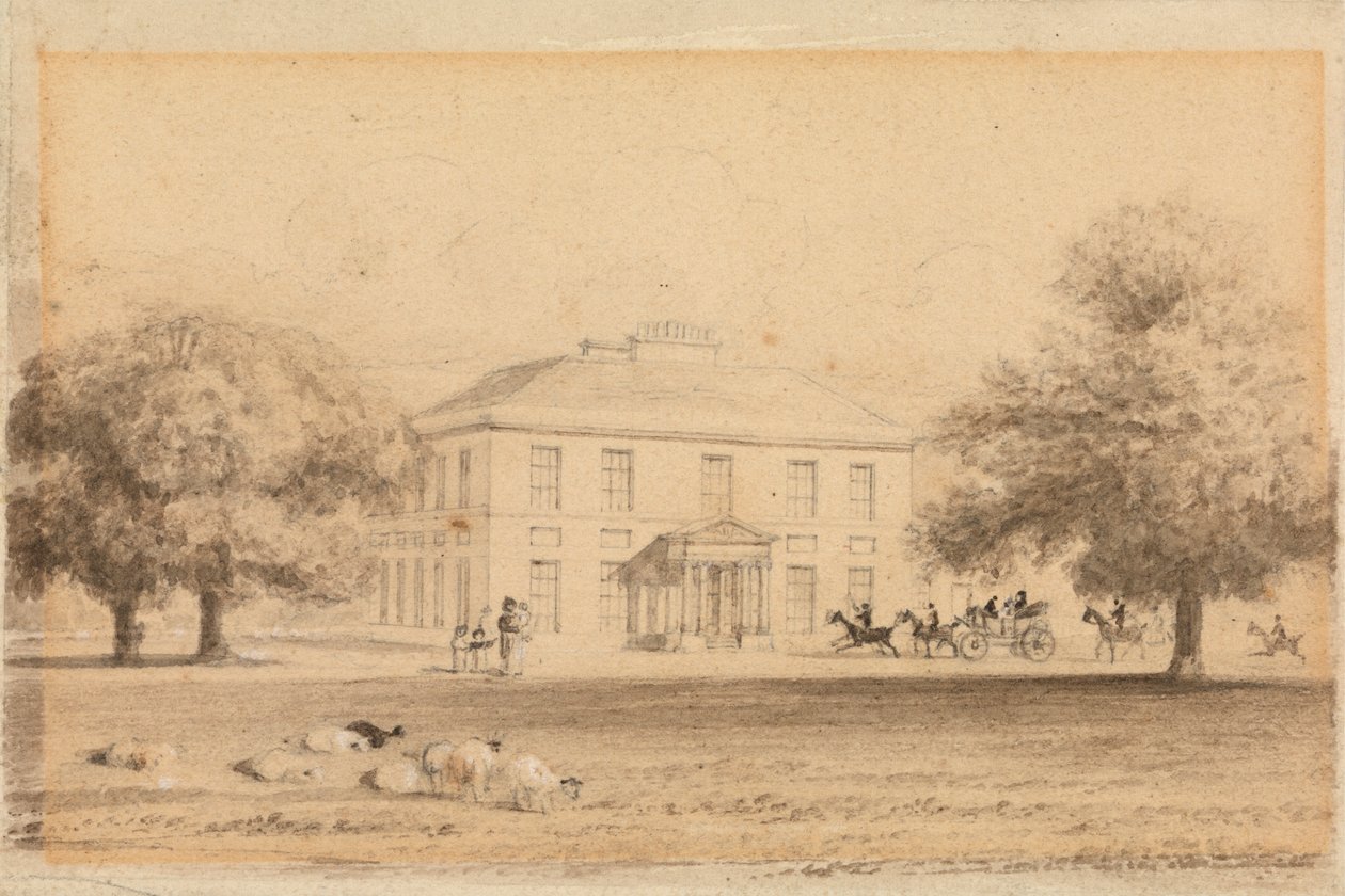 Dom Gaunta, Wimborne autorstwa John Preston Neale