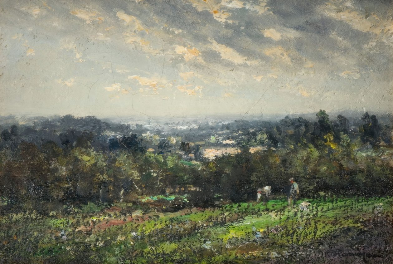 Pejzaż z odległym widokiem, 1930. autorstwa John Rabone Harvey