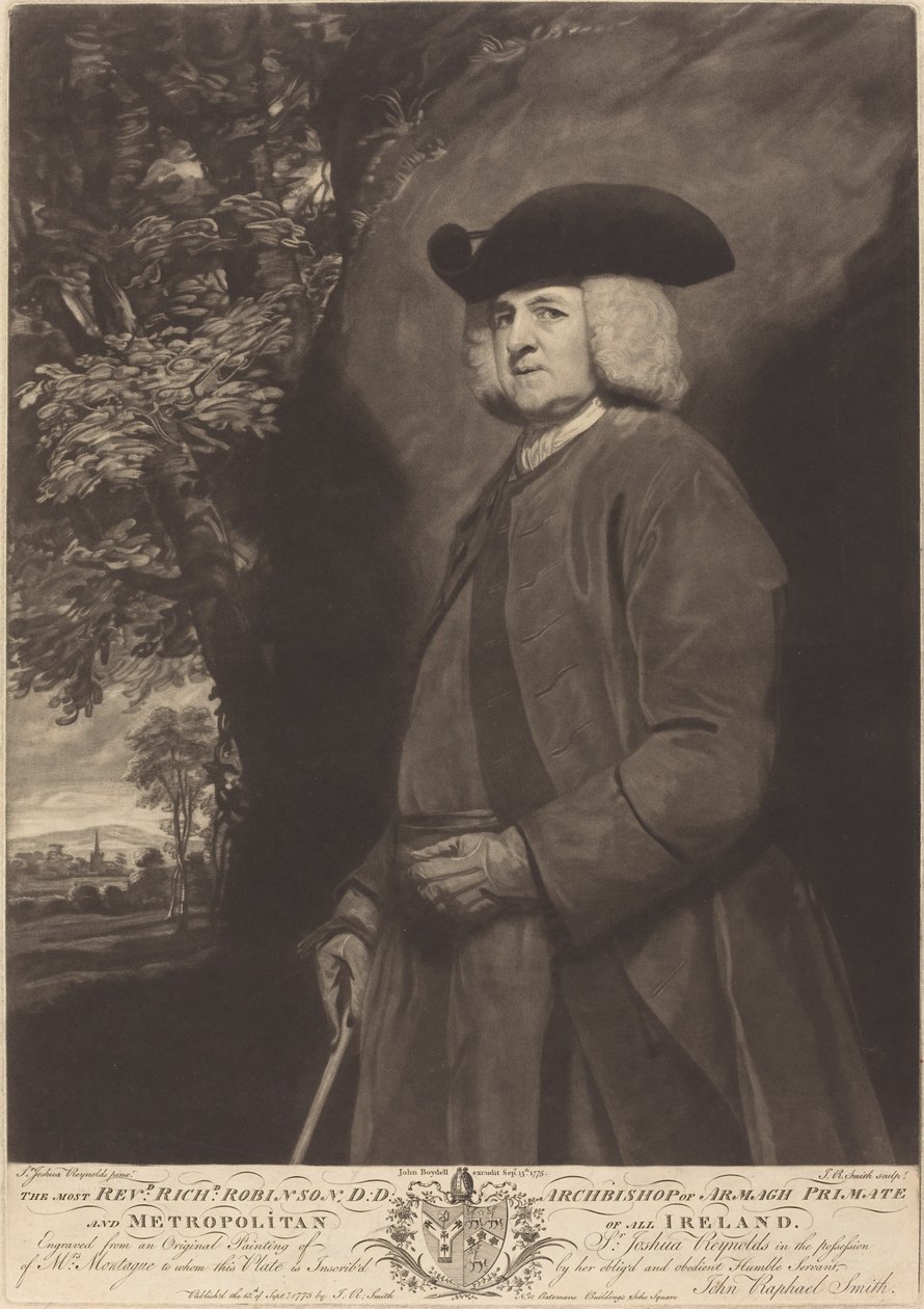 Richard Robinson, opublikowana w 1775 r. autorstwa John Raphael Smith