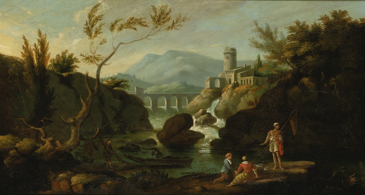 Krajobraz klasyczny, 1822-1826 autorstwa John Ritto Penniman