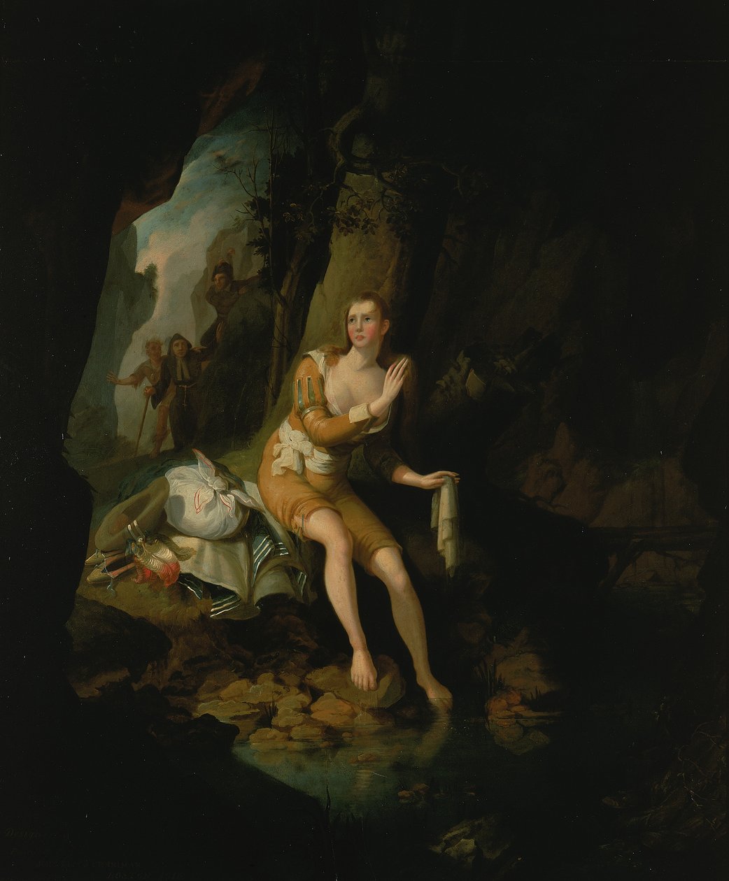 Scena z Don Kichota, 1816. autorstwa John Ritto Penniman
