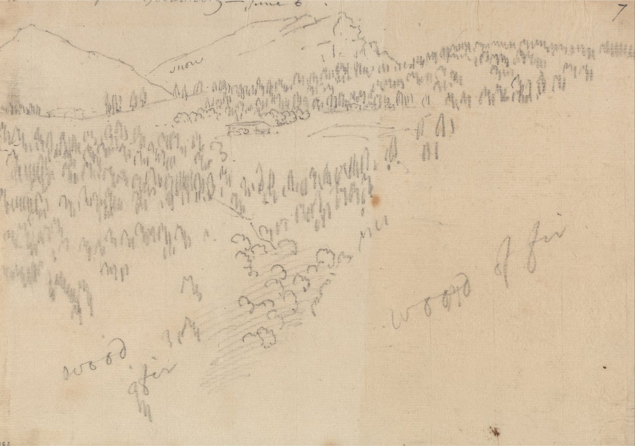 Między Innsbruckiem a Schönberg autorstwa John Robert Cozens