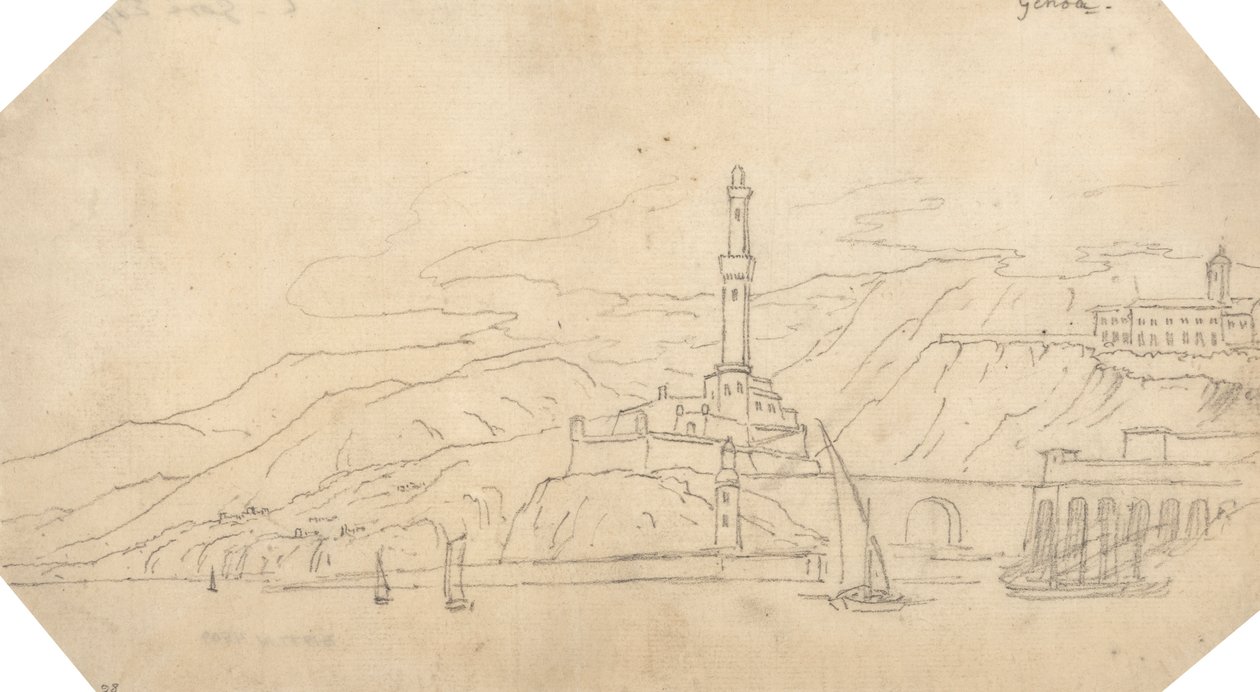 Genua autorstwa John Robert Cozens