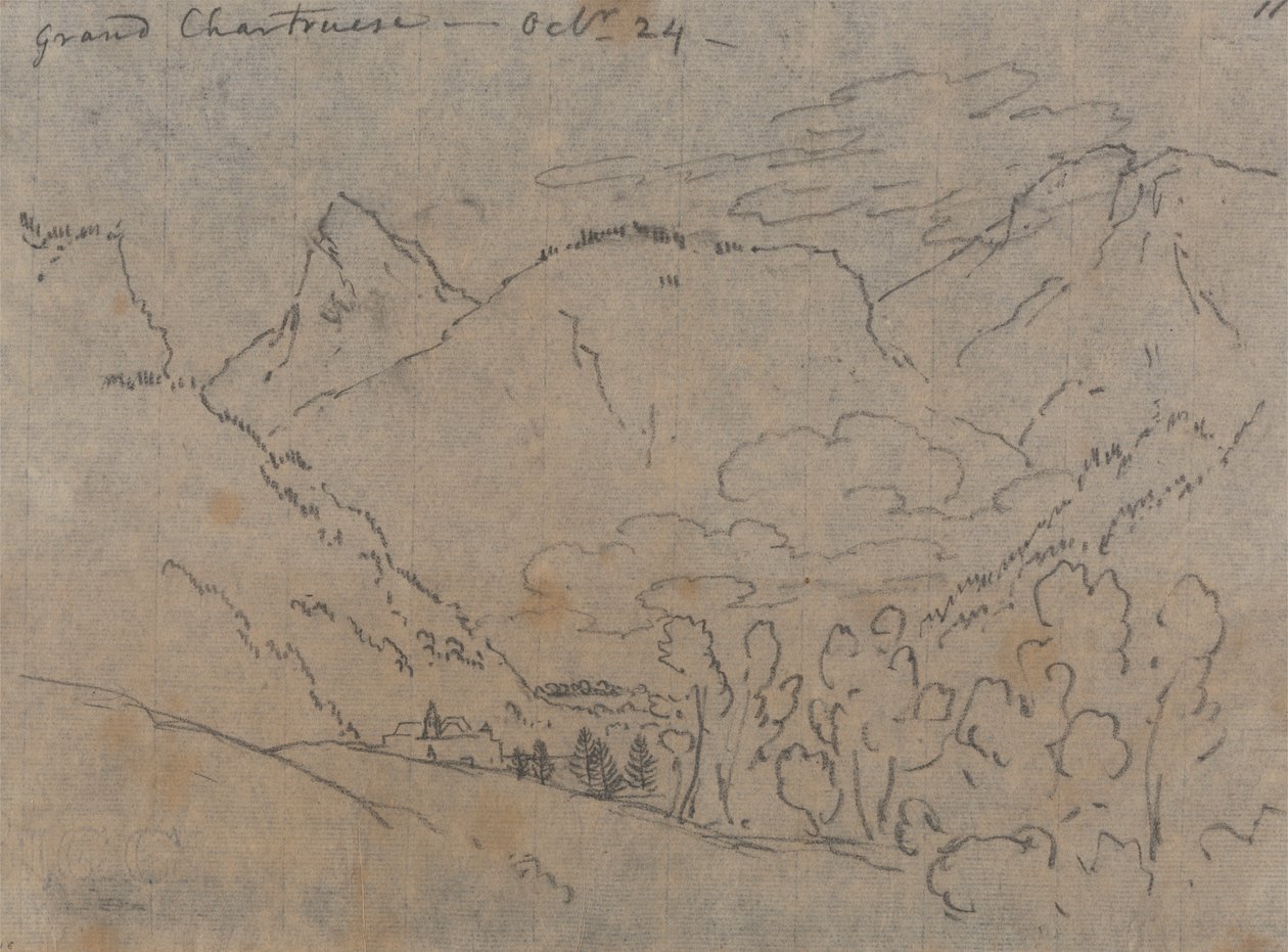 Grand Chartreuse, 24 października autorstwa John Robert Cozens