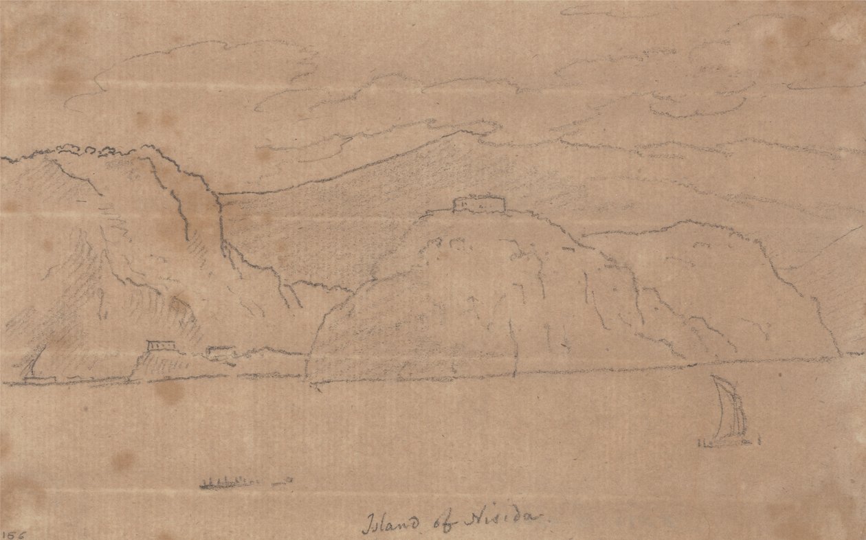 Wyspa Nisida autorstwa John Robert Cozens
