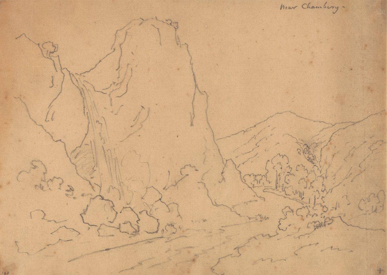 W pobliżu Chambery autorstwa John Robert Cozens