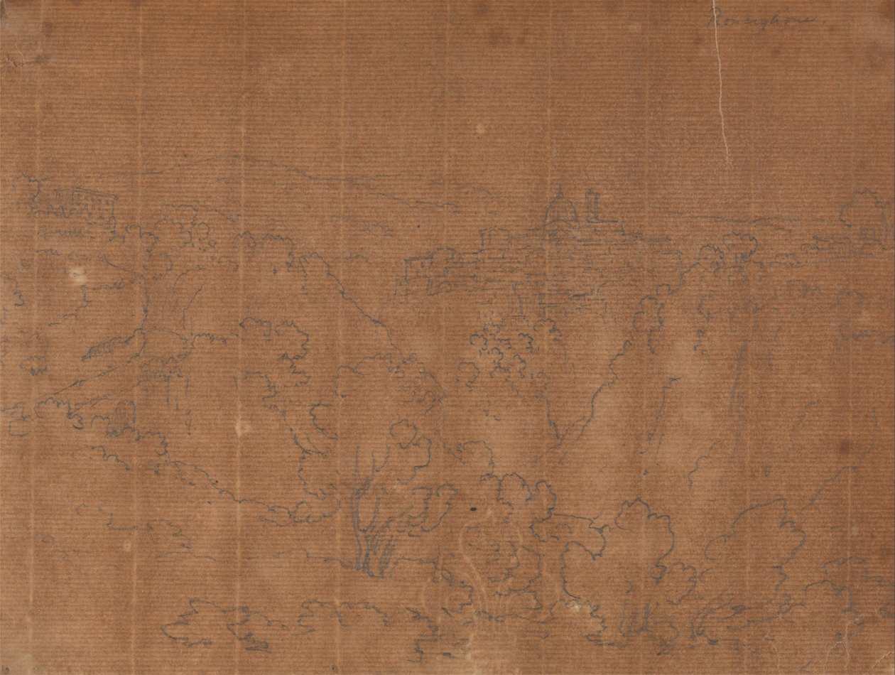 Ronciglione autorstwa John Robert Cozens
