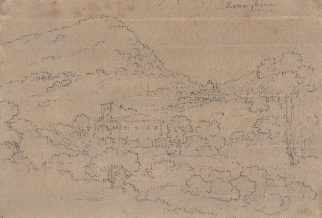 Ronciglione autorstwa John Robert Cozens