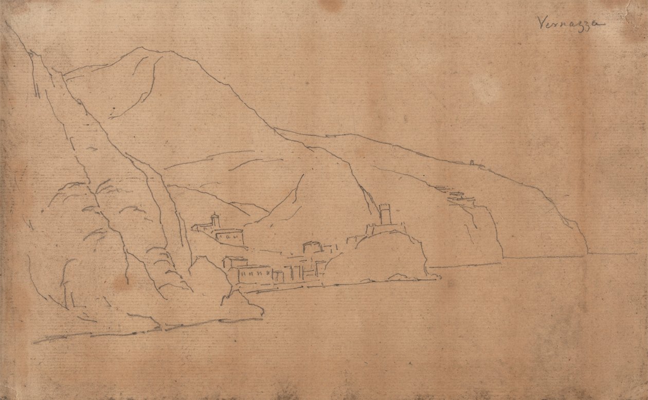 Vernazza autorstwa John Robert Cozens
